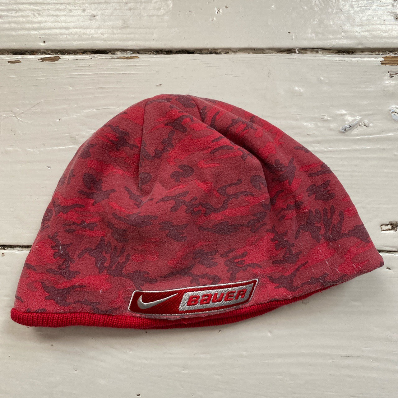 Nike Bauer Red Reversible Beanie Hat