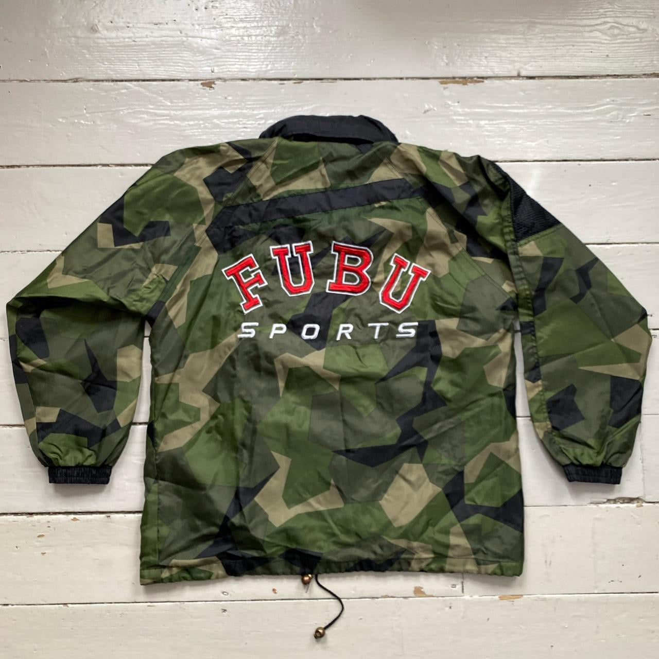 FUBU Vintage Camouflage Jacket (Large)
