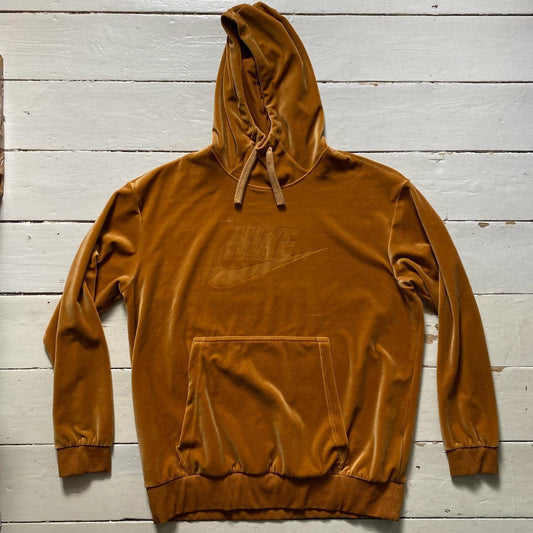 Nike Velour Teddy Hoodie (Large)