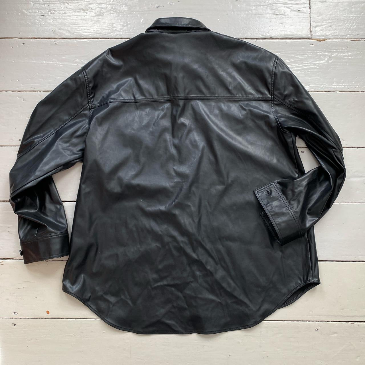 Weekday Leather Over Shirt (Large)
