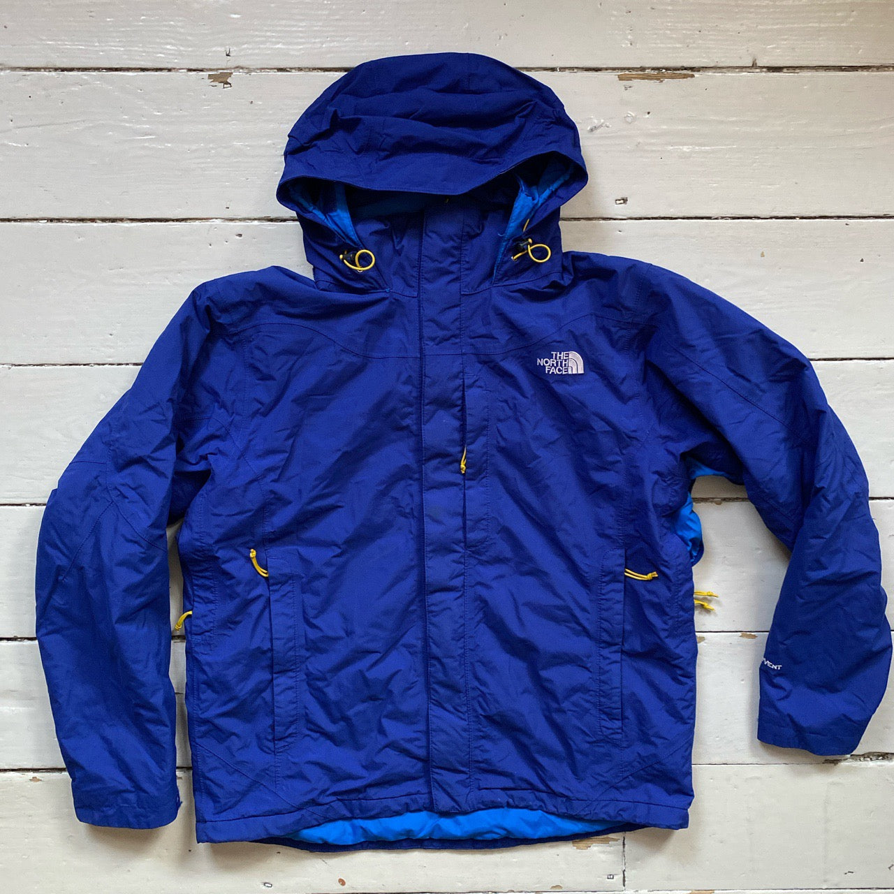 The North Face Hyvent Blue Jacket (Large)