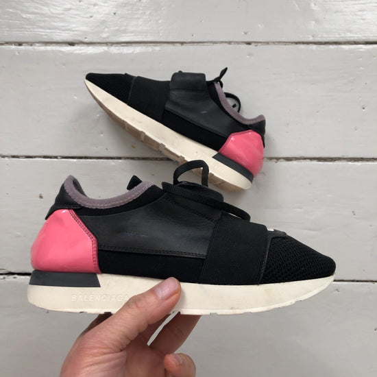 Balenciaga Runners Black and Pink (UK 3.5)