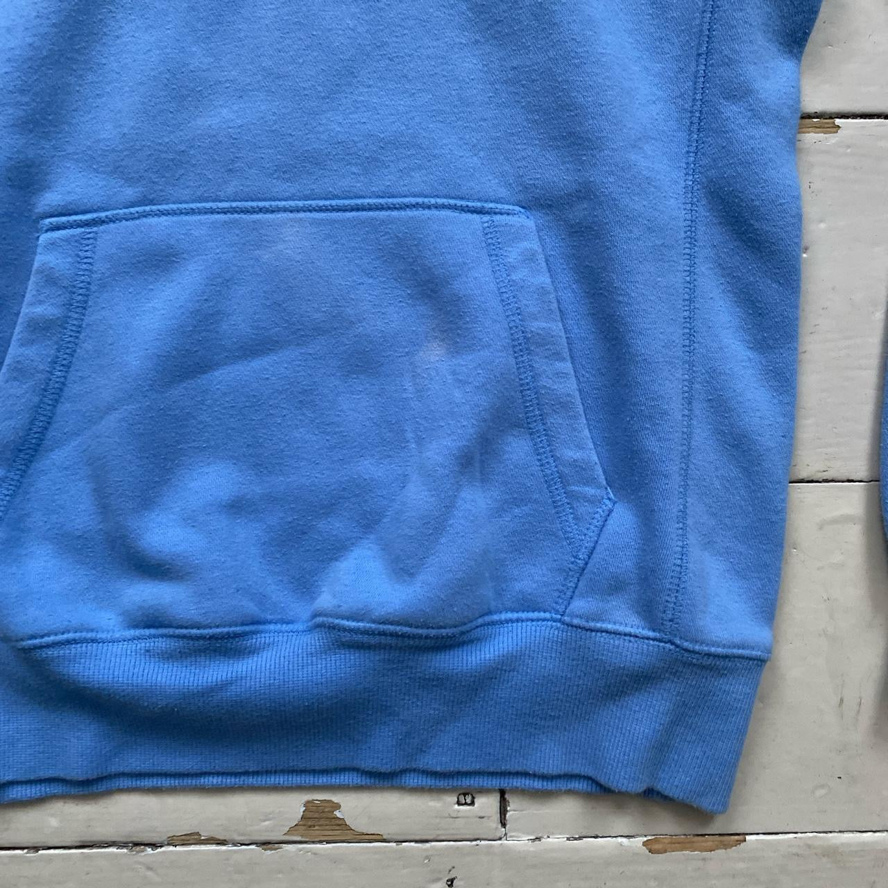 Nike Centre Swoosh Light Blue Hoodie (Medium)