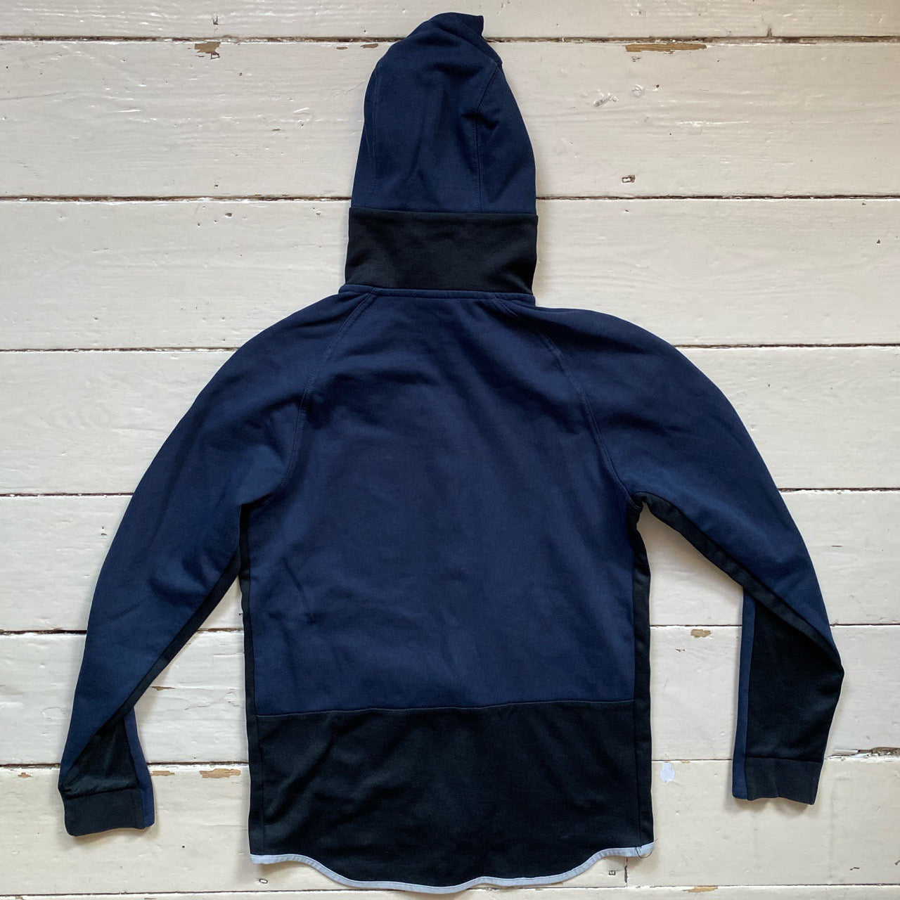 Nike Swoosh Navy Hoodie (Small)