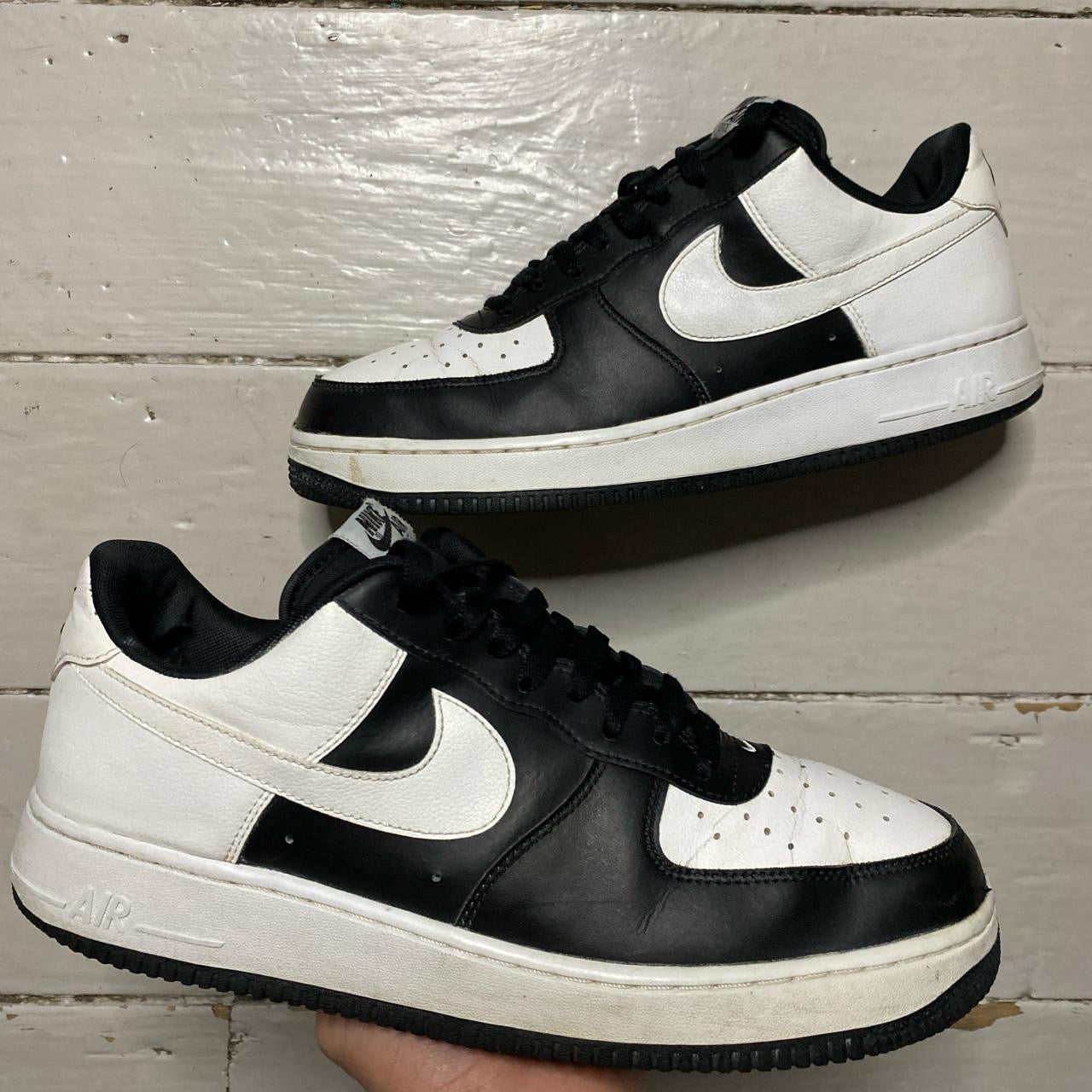 Nike Air Force 1 Black and White (UK 11)