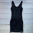 Dolce & Gabbana Bondage Vintage Black Dress Skirt (Small)