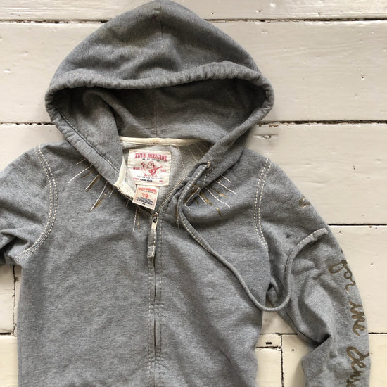 True Religion Womens Grey Hoodie (XS)