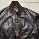 Aviatrix Brown Leather Jacket (XXL)
