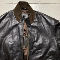 Aviatrix Brown Leather Jacket (XXL)