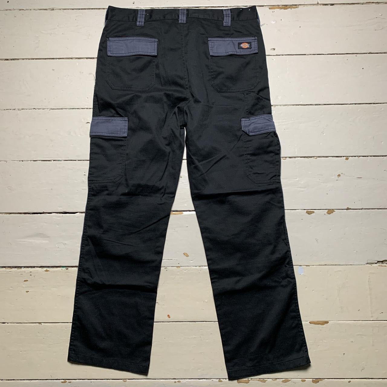 Dickie Black and Grey Trousers (36/32)