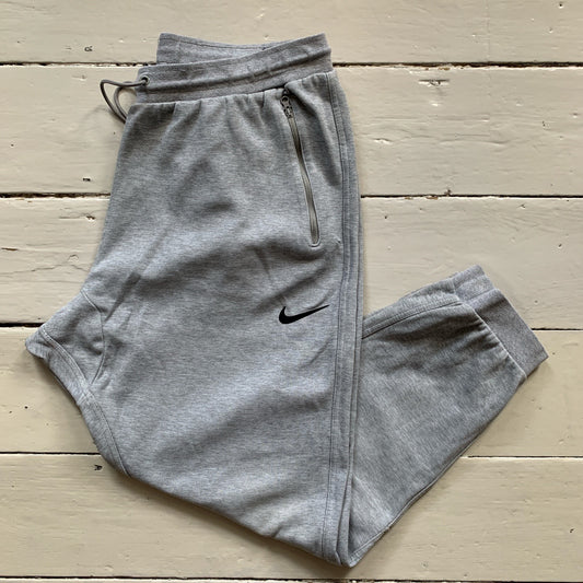 Nike Grey Swoosh Joggers (XXL)