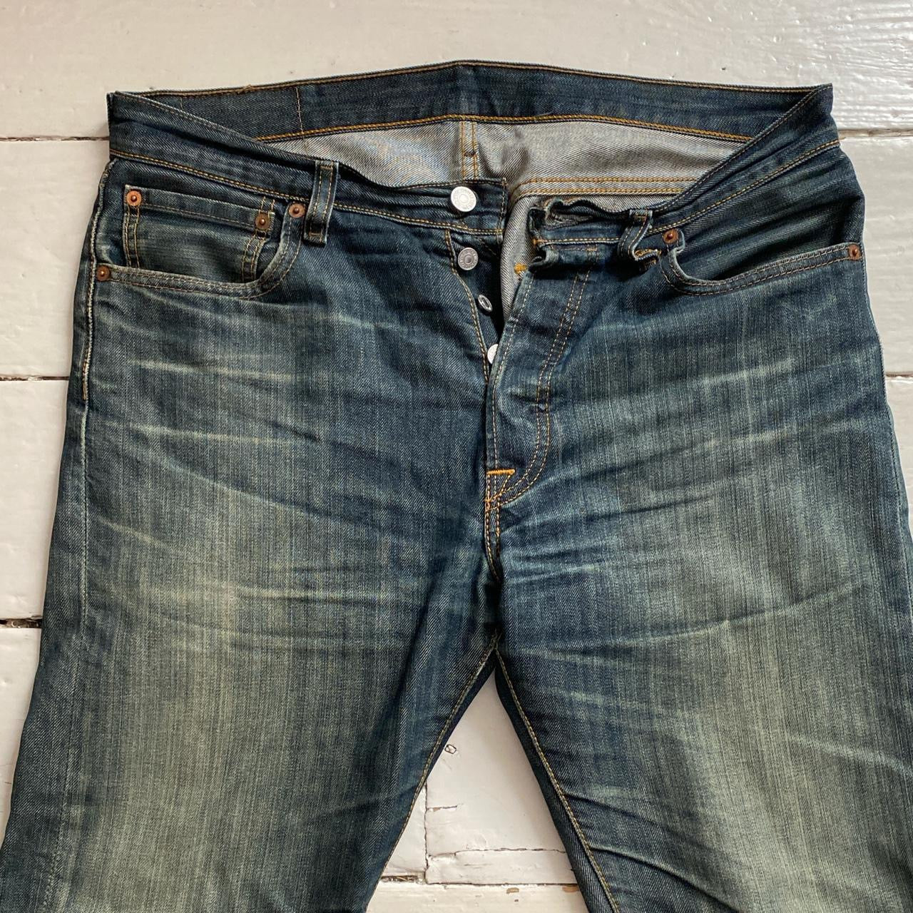 Levis 501 Navy Jeans (34/28)