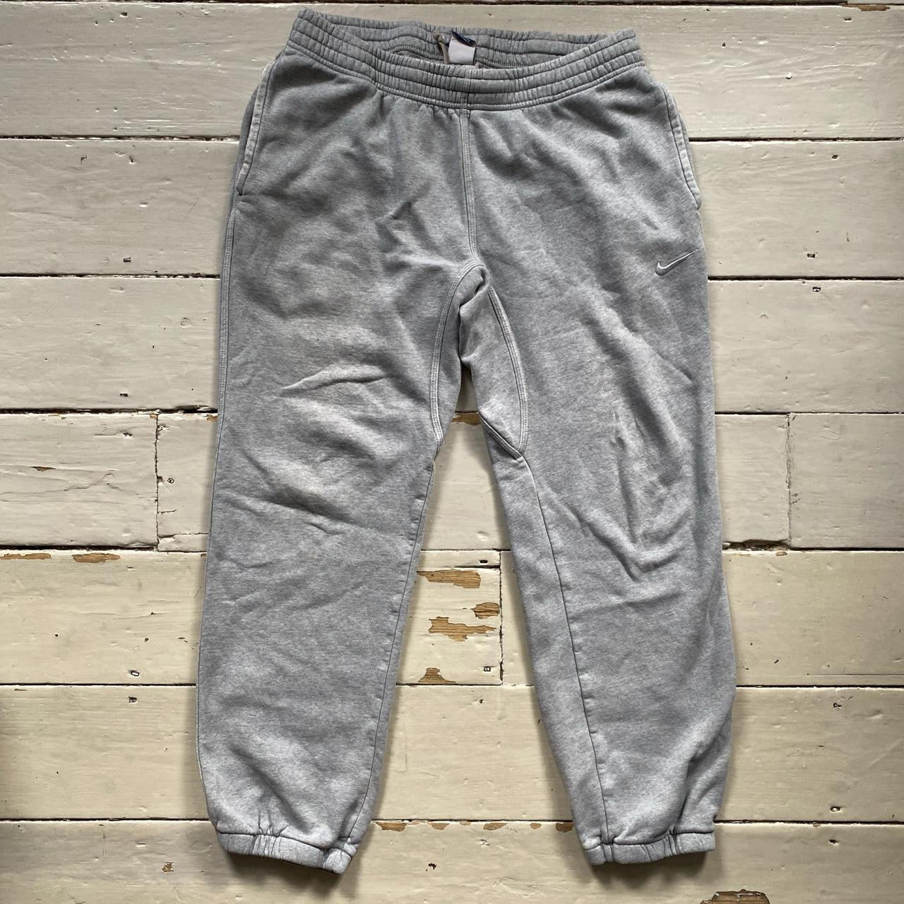 Nike Grey Swoosh Joggers (Large)