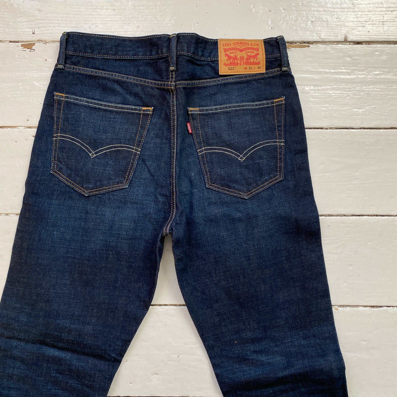 Levis 522 Navy Jeans (31/30)