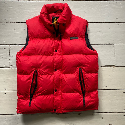 CAT Caterpillar Red Gilet (Medium)