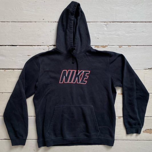 Nike Club Stitch Black Hoodie (Large)