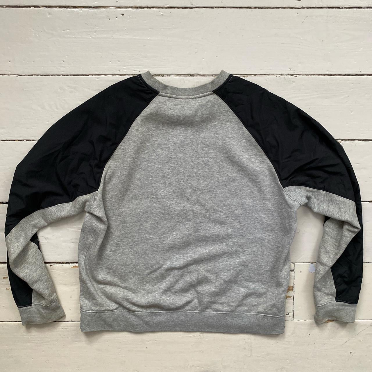 Nike Swoosh Grey Jumper (Medium)