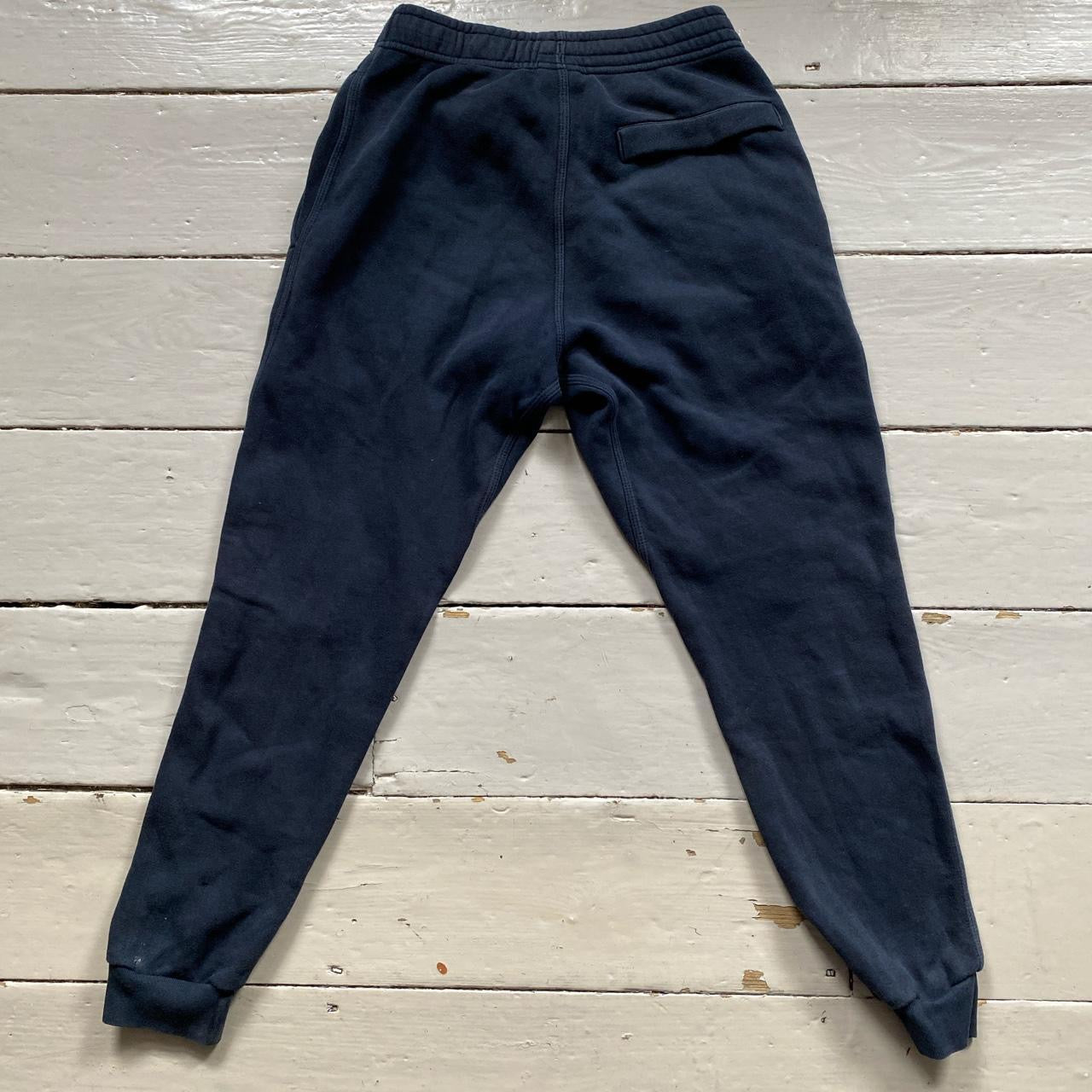 Nike Navy and White Joggers (XS)