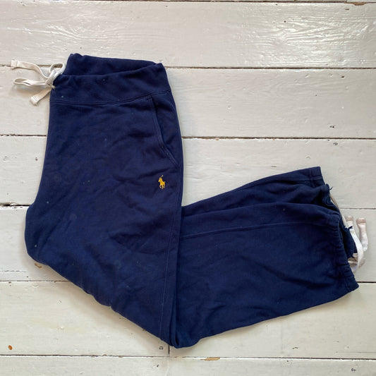 Polo Ralph Lauren Navy and Yellow Joggers (Large)