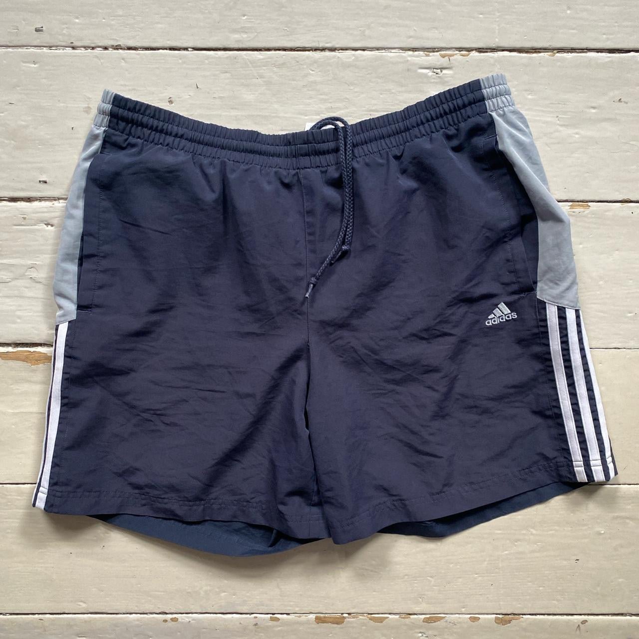 Adidas Navy Shell Shorts (Large)