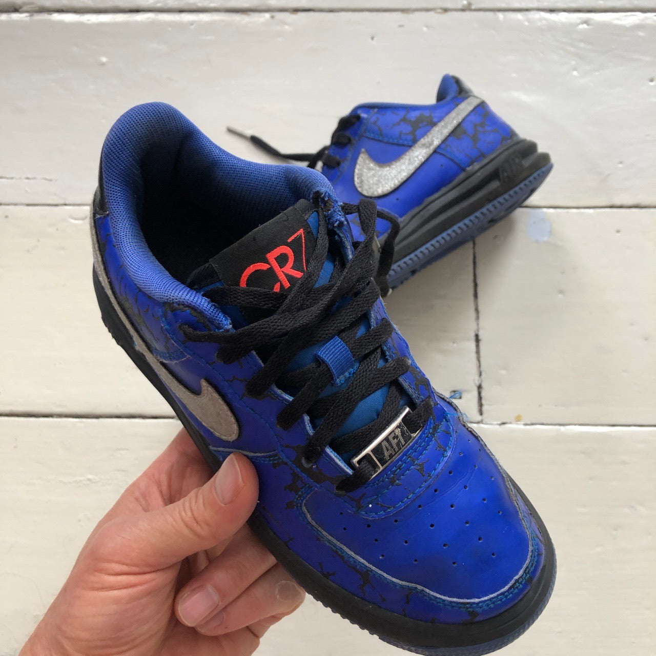 Nike Air Force Lunar CR7 Blue (UK 4)