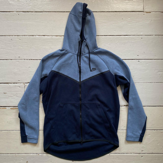 Nike Tech Fleece Light Blue Hoodie (Large)