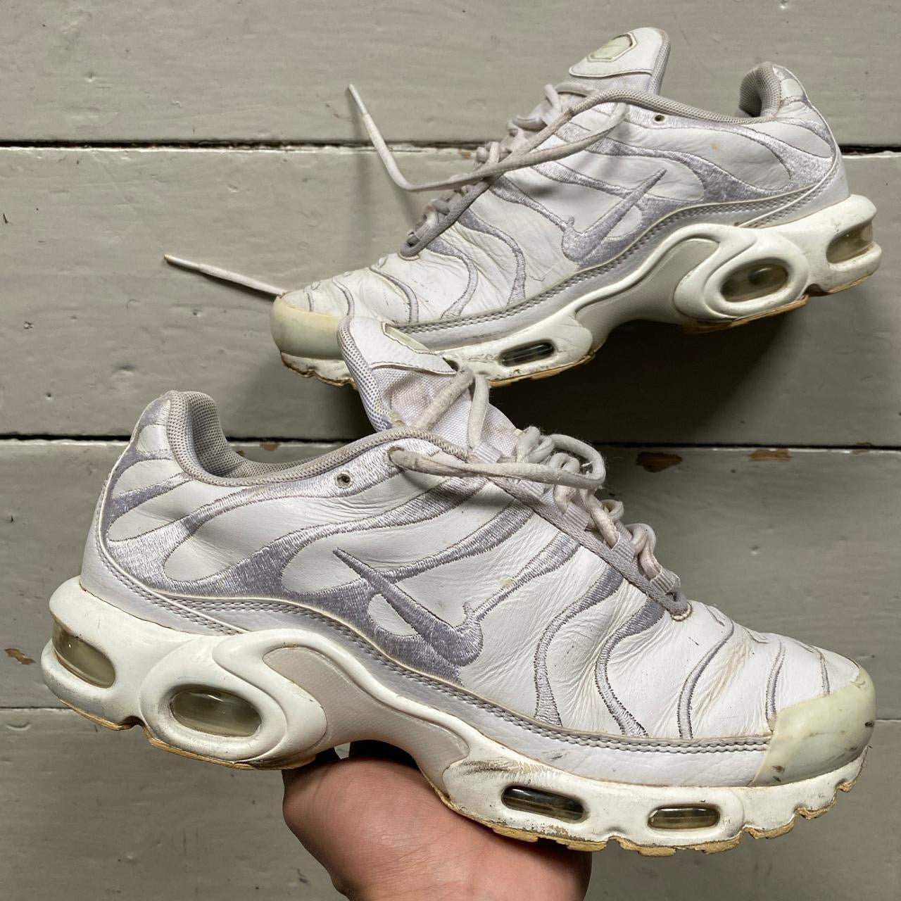 Nike TN Air Max Plus Leather White (UK 8)