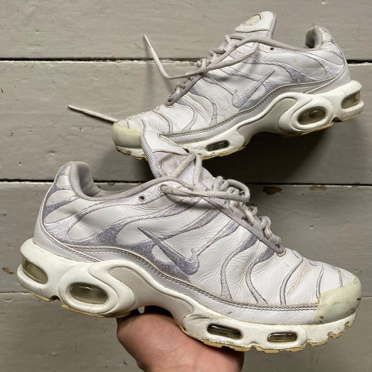 Nike TN Air Max Plus Leather White (UK 8)