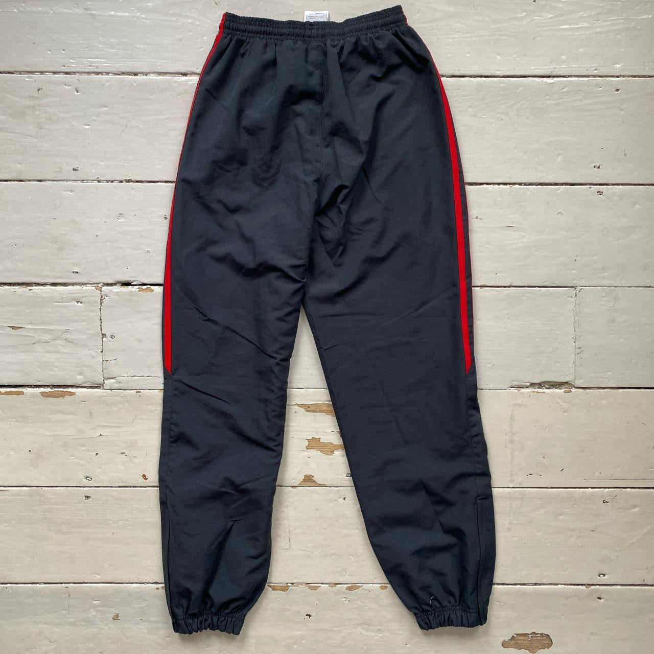 Adidas Grey and Red Shell Bottoms (26/26)