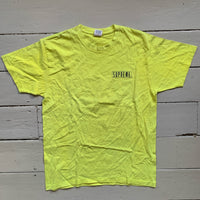 Supreme Riot Yellow T-Shirt (Large)