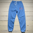 Wear Garson Graffiti Contrast Stitch Baby Blue Joggers