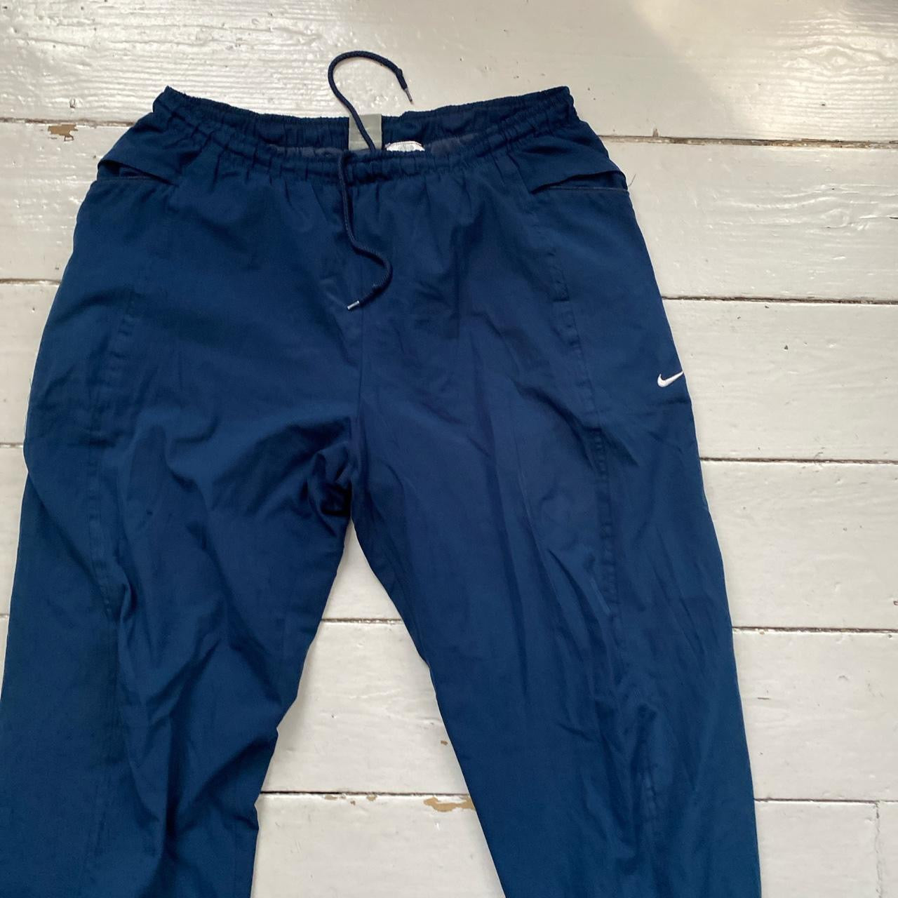 Nike Swoosh Navy Shell Bottoms (Large)