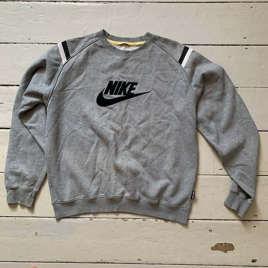 Nike Big Swoosh Grey Jumper (Large)