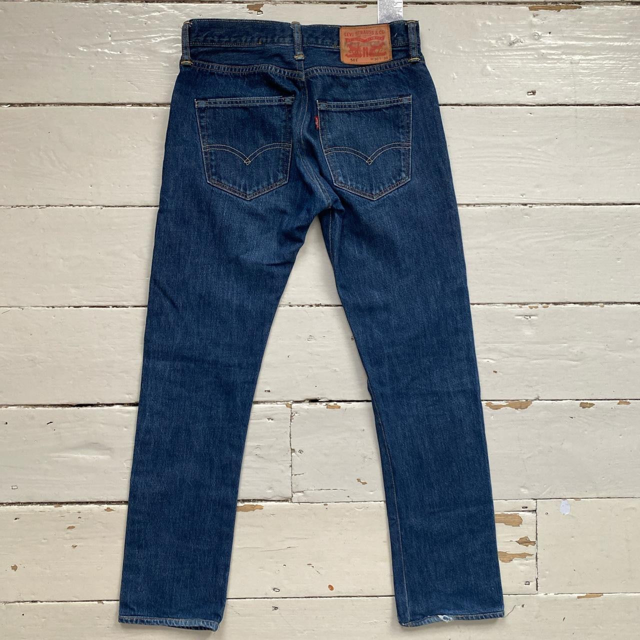 Levis 501 Dark Navy Jeans (30/29)