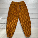 Brown Checked Vintage 90’s Fur Tracksuit (XXL both)