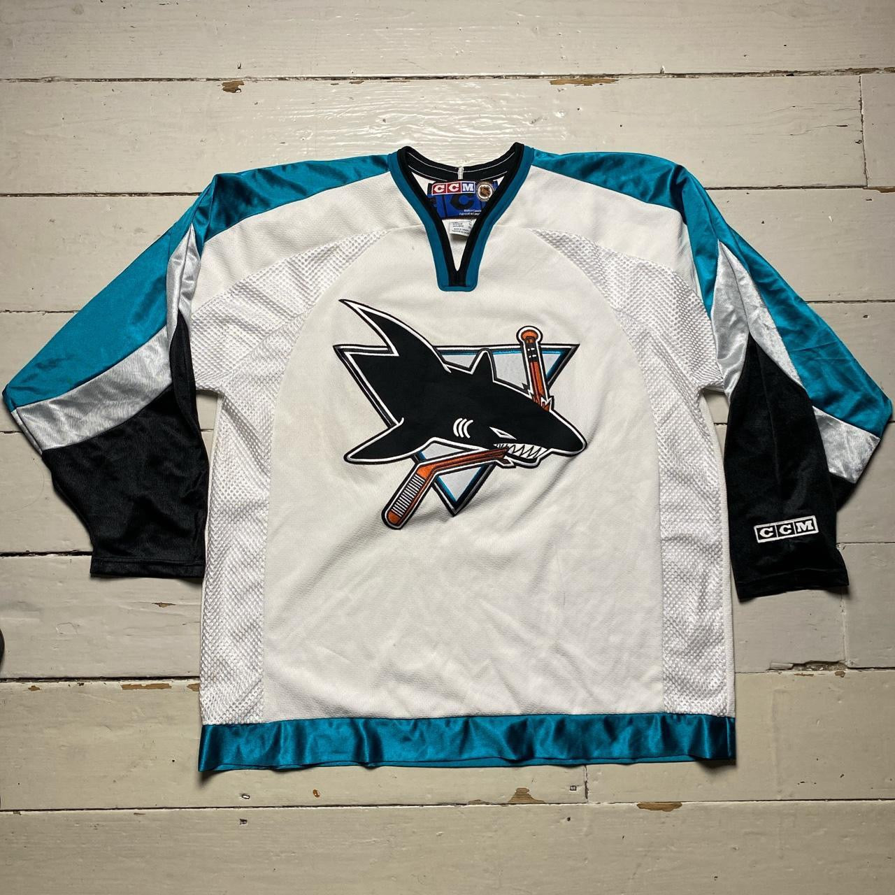 San Jose Sharks CCM Hockey Jersey (XL)
