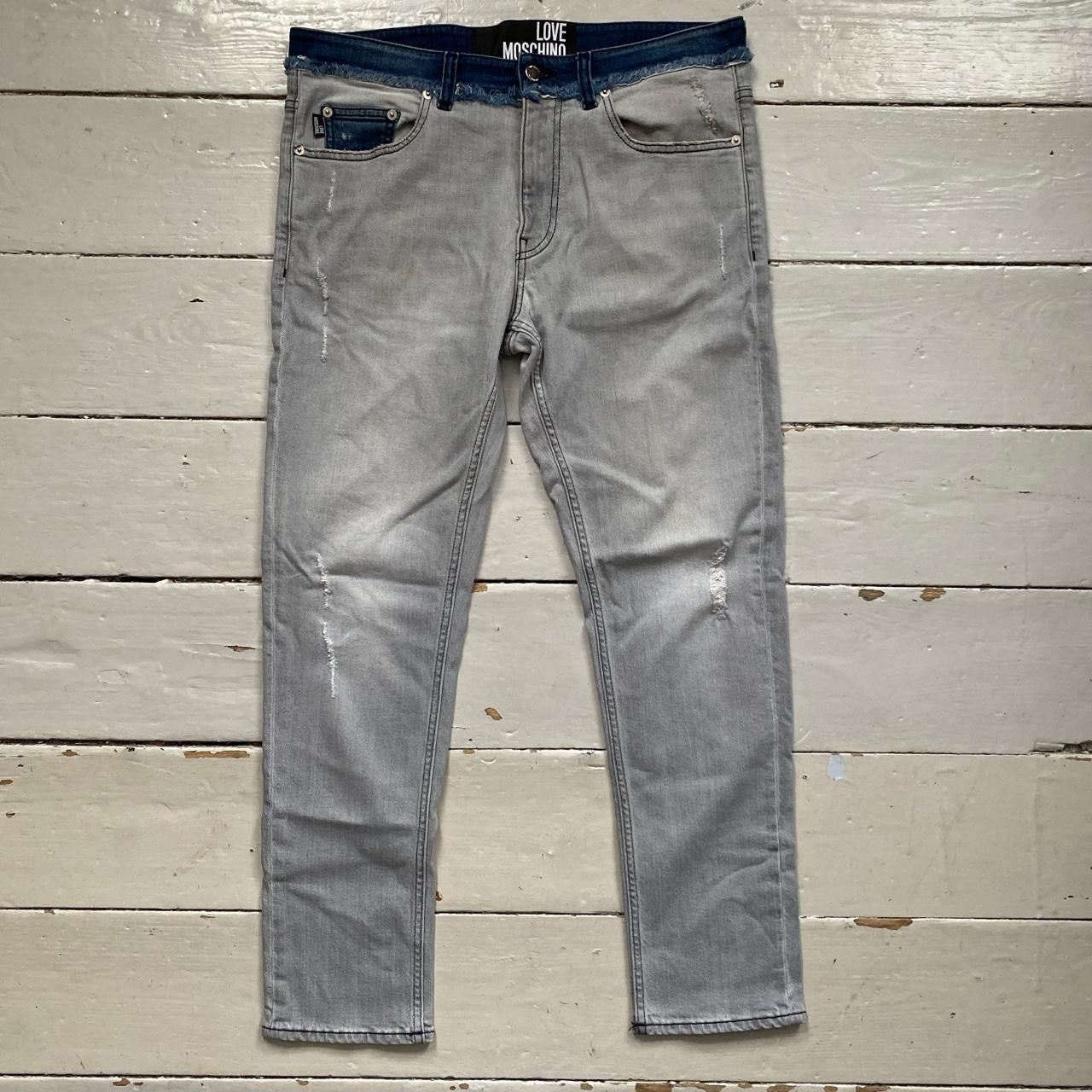 Love Moschino Jeans Silver and Denim (34/29)