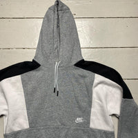 Nike Hoodie Grey and White (Small)