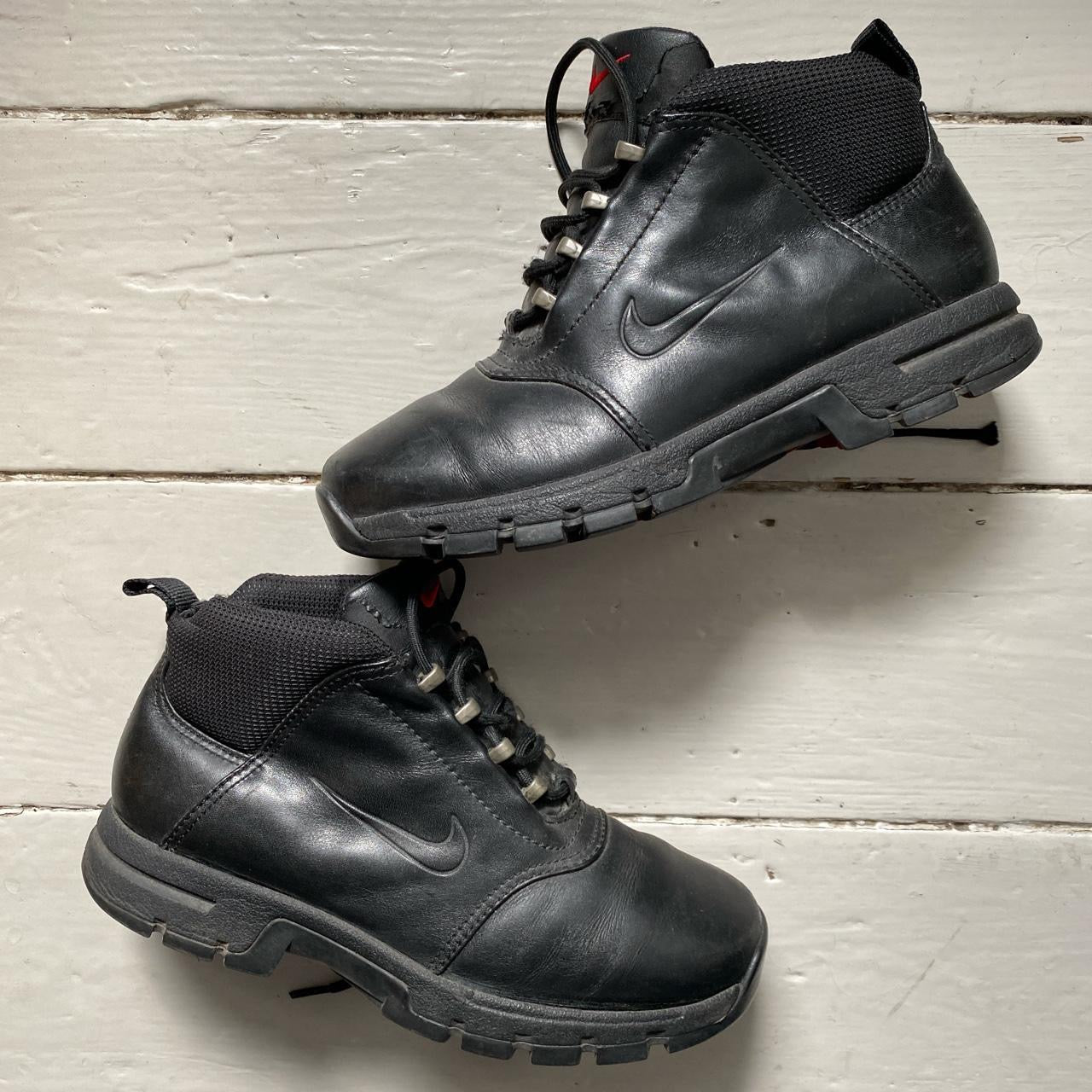 Nike Leather Black Boot (UK 8)