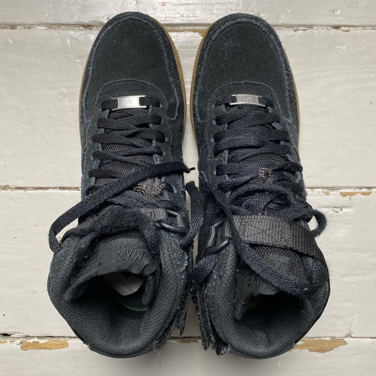 Nike Air Force 1 Black High (UK 7)
