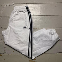 Adidas Baggy White Shell Bottoms (34W)