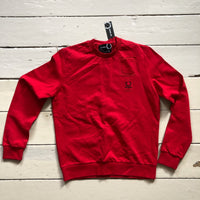 Raf Simons X Fred Perry Red Jumper (Small)