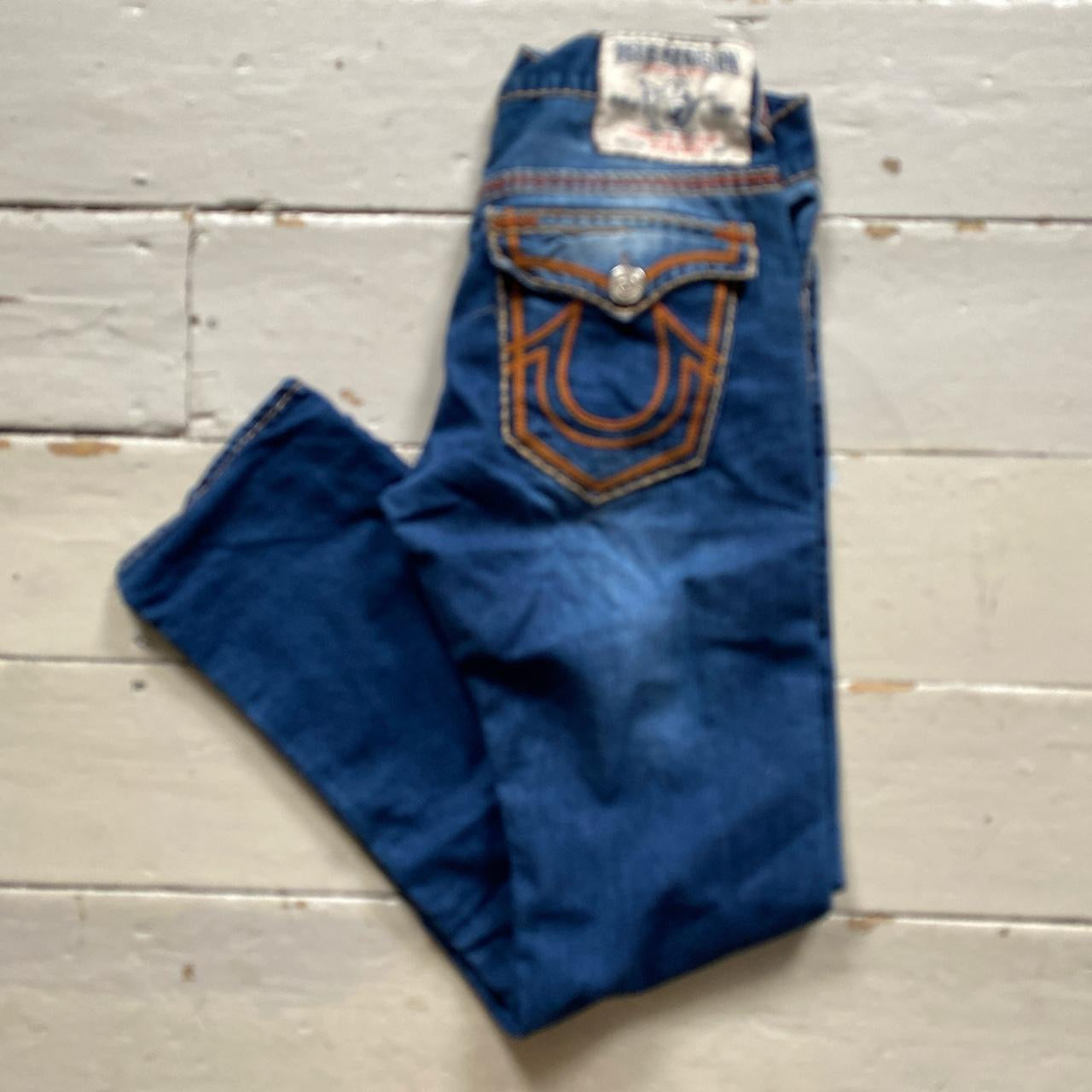 True Religion Stitch Straight Jeans (32/32)
