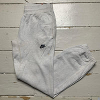 Nike Swoosh Light Grey Joggers (Small)