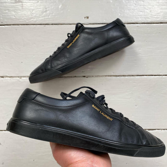 Saint Laurent Black Leather (UK 10)