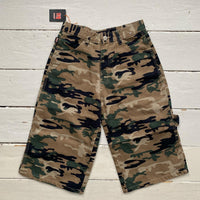 Graffiti Vintage Cargo Camouflage Shorts (26W)