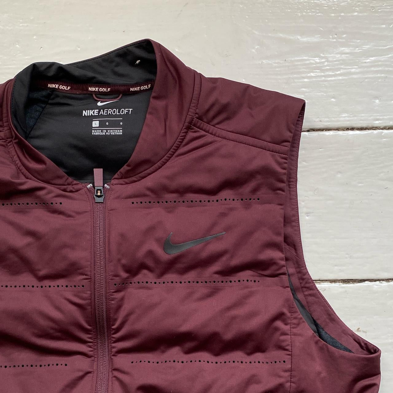 Nike Golf Burgunday Gilet (Large)