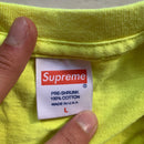 Supreme Riot Yellow T-Shirt (Large)