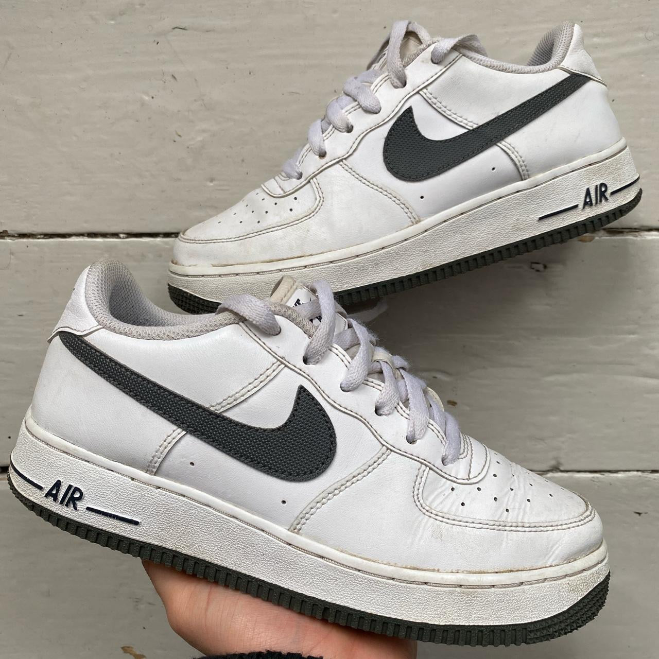 Nike Air Force 1 White and Grey (UK 5.5)