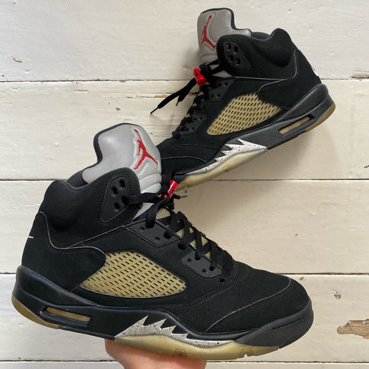 Nike Jordan 5 Metallic Black (UK 11)